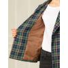 imageAllegra K Womens Notched Lapel Double Breasted Work Formal Blazer JacketBlue Green