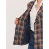 imageAllegra K Womens Notched Lapel Double Breasted Work Formal Blazer JacketBlue Orange