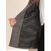 imageAllegra K Womens Notched Lapel One Button Boyfriend Blazer Suit Plaid Blazer JacketBlack Brown