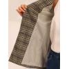 imageAllegra K Womens Notched Lapel One Button Boyfriend Blazer Suit Plaid Blazer JacketBlue Brown