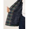 imageAllegra K Womens Notched Lapel One Button Boyfriend Blazer Suit Plaid Blazer JacketGreen Blue