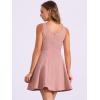 imageAllegra K Womens Party Sexy Dress Sleeveless Sweetheart Neck Cocktail Fit and Flare A Line Swing Tank Mini DressesPink