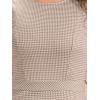 imageAllegra K Womens Plaid Dress Sleeveless Fit and Flare Houndstooth Work DressesLight Brown