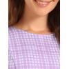 imageAllegra K Womens Plaid Dress Sleeveless Fit and Flare Houndstooth Work DressesLight Purple