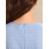 imageAllegra K Womens Plaid Dress Sleeveless Fit and Flare Houndstooth Work DressesSky Blue