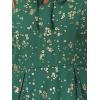 imageAllegra K Womens Printed Dress Summer 2025 Casual Square Neck Short Sleeve Fit and Flare DressesDark Greenfloral