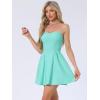 imageAllegra K Womens Sexy Strapless Party Dress Sweetheart Neck Off Shoulder Sleeveless Mini DressMint Green