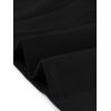 imageAllegra K Womens Sleeveless Pleated Dress Ruffle Hem Crew Neck Tank Knitted Elegant Midi DressesBlack