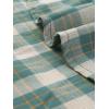 imageAllegra K Womens St Patricks Day Plaid Tops Casual Short Sleeves Western Button Down ShirtGreen White