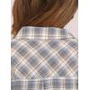 imageAllegra K Womens St Patricks Day Plaid Tops Casual Short Sleeves Western Button Down ShirtGrey Blue