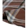 imageAllegra K Womens Tartan Plaid High Waist Belted Vintage ALine Midi SkirtBrown White