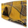 imageAllegra K Womens Tartan Plaid High Waist Belted Vintage ALine Midi SkirtDark Yellow