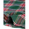 imageAllegra K Womens Tartan Plaid High Waist Belted Vintage ALine Midi SkirtGreen Red
