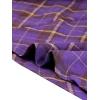 imageAllegra K Womens Tartan Plaid High Waist Belted Vintage ALine Midi SkirtPurple