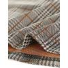 imageAllegra K Womens Vintage Plaid Dress Retro Square Neck Long Sleeve Office Work Christmas Mini DressesBrown