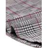 imageAllegra K Womens Vintage Plaid Dress Retro Square Neck Long Sleeve Office Work Christmas Mini DressesPinks