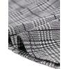 imageAllegra K Womens Vintage Plaid Dress Retro Square Neck Long Sleeve Office Work Christmas Mini DressesPurple