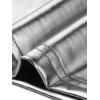 imageAllegra K Womens Shiny Party Club Cami Sparkly Metallic Tank TopDark Silver