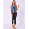 imageAllegra K Womens Shiny Party Club Cami Sparkly Metallic Tank TopMulticolor