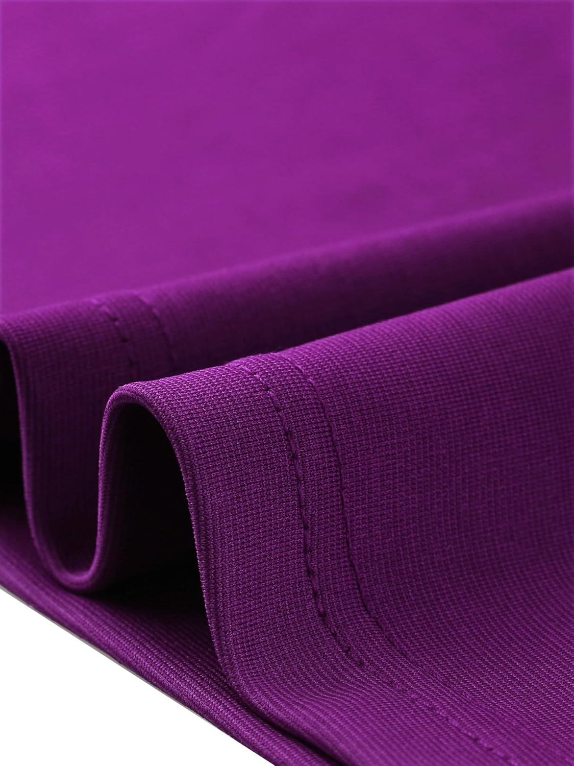 imageAllegra K Sleeveless Sheath Dress for Womens Pencil Boat Neck Business Professional Office DressesDark Purple