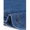 imageAllegra K Denim Jean Skirt for Womens High Waist Bodycon Ruffles Fishtail SkirtsDark Blue
