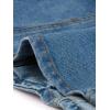 imageAllegra K Denim Jean Skirt for Womens High Waist Bodycon Ruffles Fishtail SkirtsSky Blue