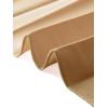imageAllegra K Long Pleated Skirt for Womens Elastic High Waist with Belt Swing Aline Work Maxi SkirtKhaki