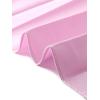 imageAllegra K Long Pleated Skirt for Womens Elastic High Waist with Belt Swing Aline Work Maxi SkirtRose Pink