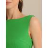 imageAllegra K Sleeveless Sheath Dress for Womens Pencil Boat Neck Business Professional Office DressesGrass Green
