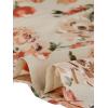 imageAllegra K Womens Printed Skirt 2025 Weekend Trendy Summer Chiffon Ruffle Tiered Flowy Midi SkirtsBeige Pinkfloral