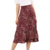 Wine Red-floral
