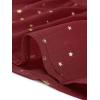 imageAllegra K Casual Chiffon Midi Dress for Womens Sleeveless Smocked Waist Gilding Metallic Stars Party DressesDark Red