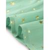 imageAllegra K Casual Chiffon Midi Dress for Womens Sleeveless Smocked Waist Gilding Metallic Stars Party DressesGreen