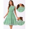 imageAllegra K Casual Chiffon Midi Dress for Womens Sleeveless Smocked Waist Gilding Metallic Stars Party DressesGreen