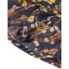 imageAllegra K Womens Floral Chiffon Dresses Smocked Mini Sleeveless ALine DressNavy Blue