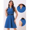 imageAllegra K Work Dress for Womens Fit and Flare Professional Spring 2025 DressesBlue