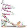 imageAllegra K Womens Block Heel Sandals Lace Up HeelsMint Green