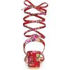 imageAllegra K Womens Block Heel Sandals Lace Up HeelsRed