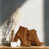 imageAllegra K Womens Lace Up Chunky Heel Ankle BootiesBrown