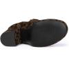 imageAllegra K Womens Lace Up Chunky Heel Ankle BootiesLeopard