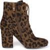 imageAllegra K Womens Lace Up Chunky Heel Ankle BootiesLeopard