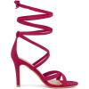 imageAllegra K Womens Lace Up Heels Stiletto High Heel SandalsHot Pink
