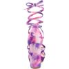 imageAllegra K Womens Tie Dye Platform Chunky Heel Lace Up SandalsPurple