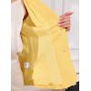 imageAllegra K Blazer for Womens Short Sleeve Button Front Cotton Linen Lapel Collar Work Office Casual Blazer CoatYellow