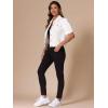 imageAllegra K Casual Jean Jacket for Womens Short Puff Sleeves ButtonDown Denim JacketWhite