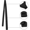 imageAllegra K Mens SelfTied Solid Color Skinny Flat Tips Designed Knit TiesBlack