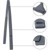 imageAllegra K Mens SelfTied Solid Color Skinny Flat Tips Designed Knit TiesDeep Gray