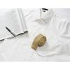 imageAllegra K Mens SelfTied Solid Color Skinny Flat Tips Designed Knit TiesKhaki