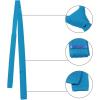 imageAllegra K Mens SelfTied Solid Color Skinny Flat Tips Designed Knit TiesLight Blue