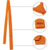 imageAllegra K Mens SelfTied Solid Color Skinny Flat Tips Designed Knit TiesOrange